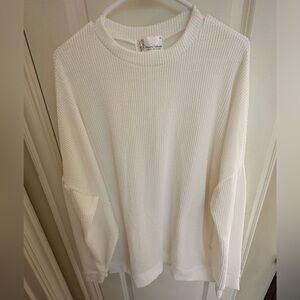 Long sleeve too Medium white